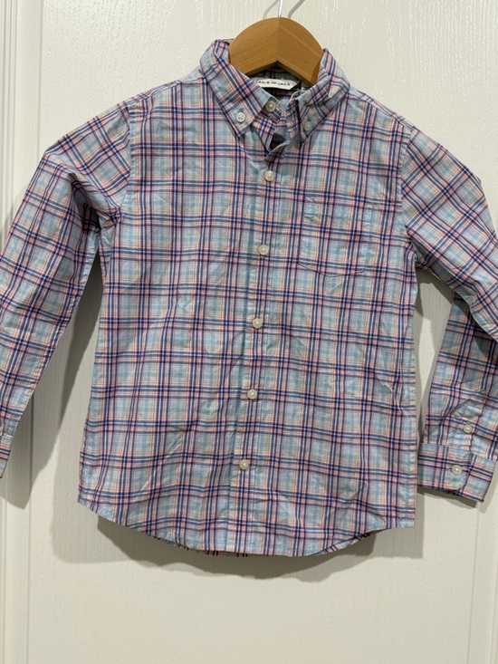 Janie and Jack Other - Janie and Jack plaid  Button-Down Shirt in Blue, Pink & White size small